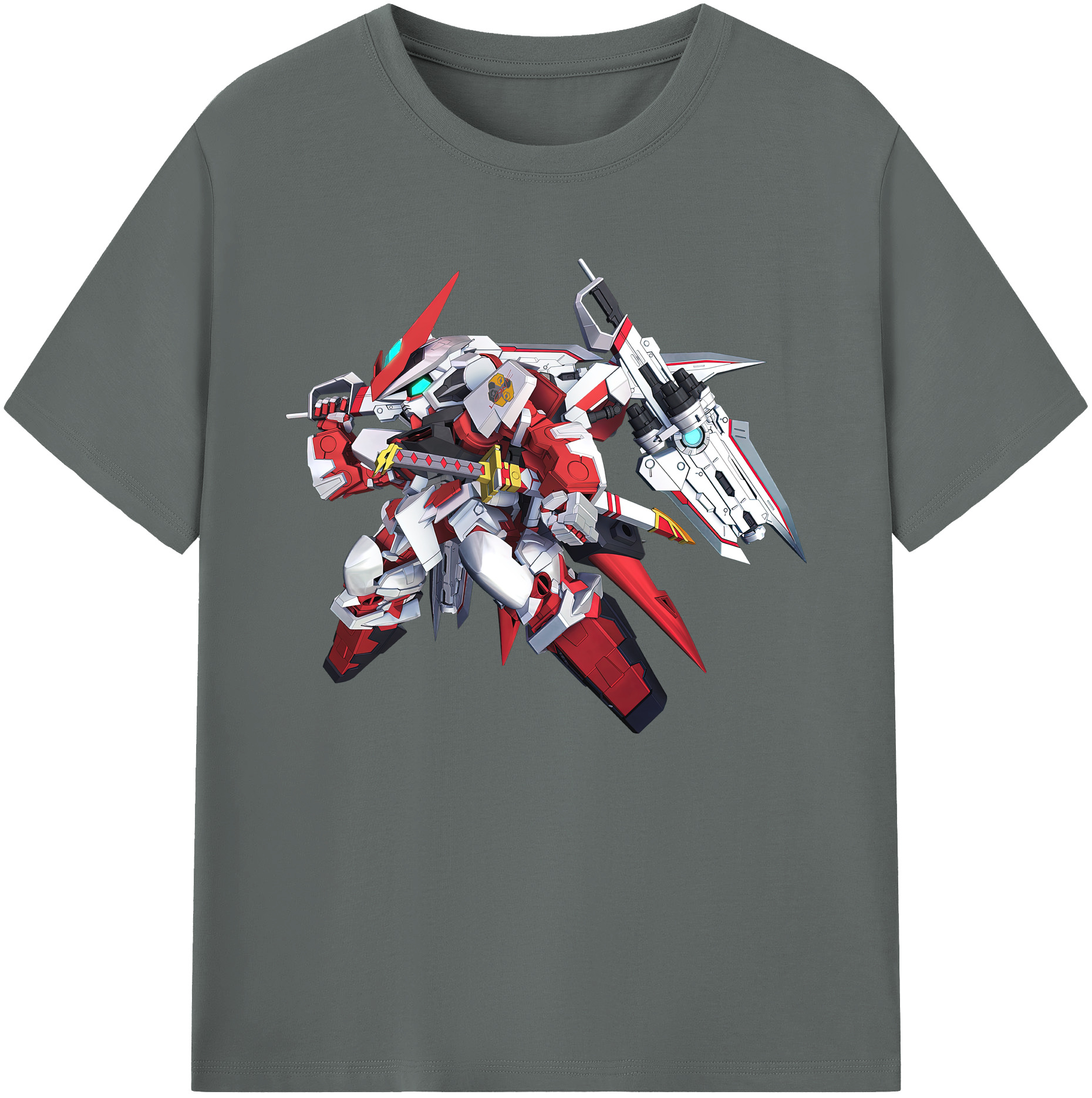 （画像用） 機動戦士ガンダム Mobile Suit Gundam 綿100％ メンズ半袖Tシャツ｜肌触りやわらか＆通気性